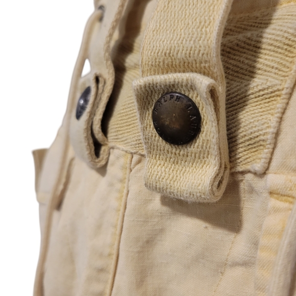 Ralph Lauren Blue Label Multi Pocket Linen Silk Paratrooper Cargo Pants Sz 8 - Picture 5 of 7